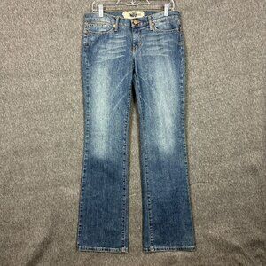 VTG Indie Womens W29 (Actual W32) Bootcut Denim Jeans Y2K Blue Cotton